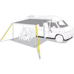 Campingzelt -Campingzelt 11581 1 abspannband fiamma tie down black markise 2